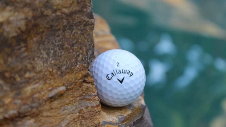 Callaway Chrome Soft golf ball.