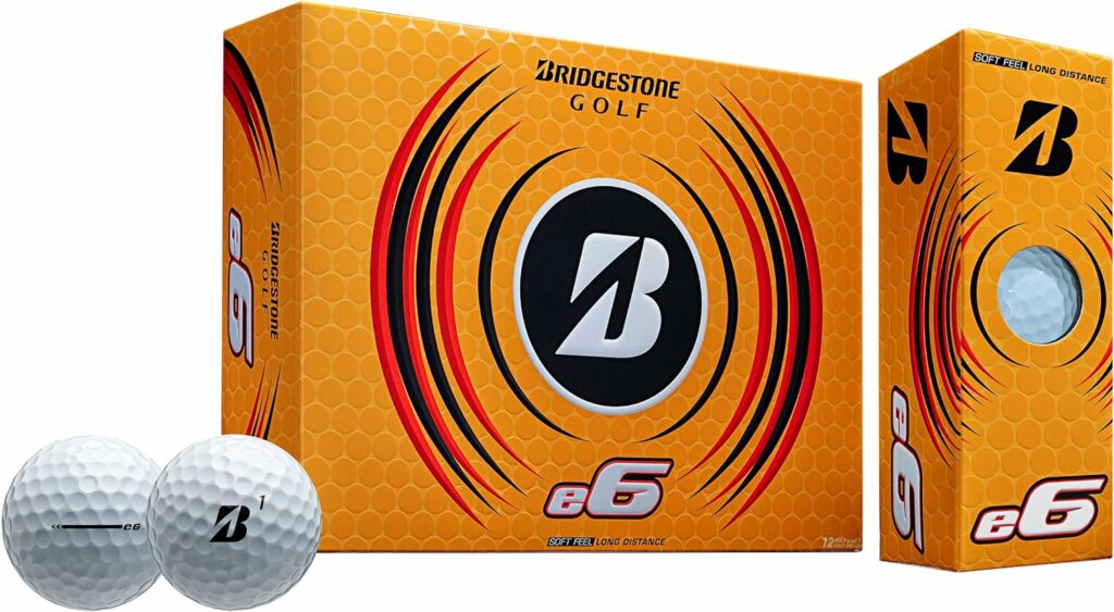 Bridgestone e6 golf ball.