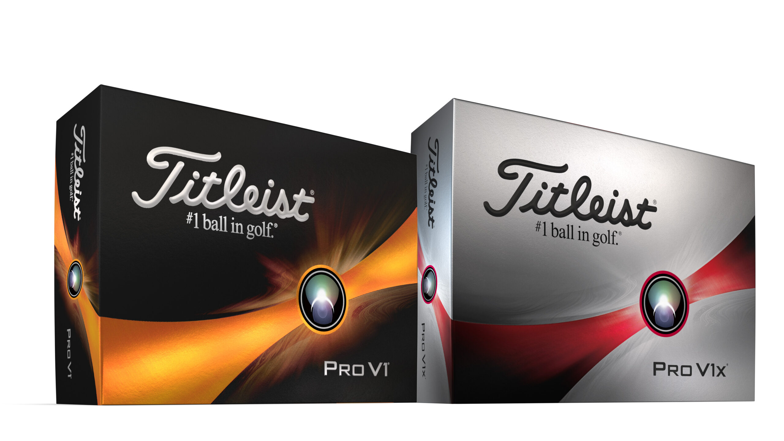 Boxes of Pro V1 and Pro V1x